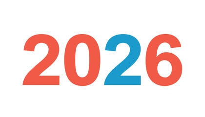 2026 Happy New Year Typography Vector Collection