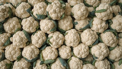 Obraz premium A Collection of Abstract Floral Forms, CloseUp Textural Composition in Light Tones.