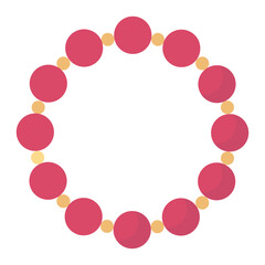 Bracelet Vector Icon which can easily modify or edit