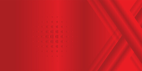 Fototapeta premium Abstract background Red arrow shape with technology concept for template, poster, wallpaper, flyer design. Vector illustration
