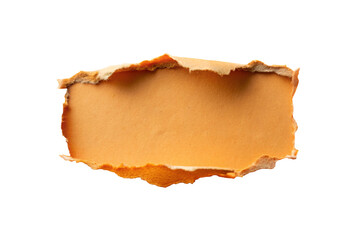 Torn Paper Scrap – Soft Deckle Edge (Beige)