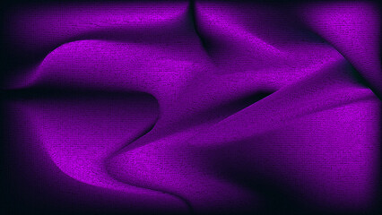 Abstract Draped Fabric Folds – Electric Purple Canvas Texture Background