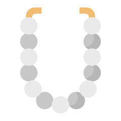 Necklace Vector Icon which can easily modify or edit