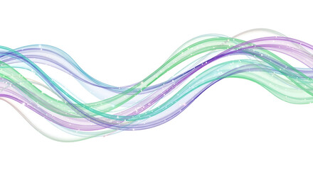 Abstract Mystical Energy Flow Vector Background