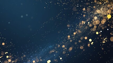 A deep blue background accented with shimmering gold, perfect for luxury brand products, special events, high-end invitations, or premium marketing visuals.