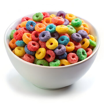 Froot Loops on white