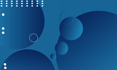 abstract fluid background with blue color. Circle shapes composition. Dynamic shapes composition and elements. Trendy and modern gradient background color.