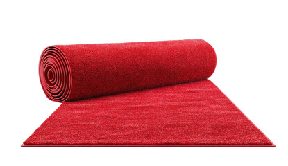 A vibrant red carpet rolls out, hinting at an event or welcoming entrance