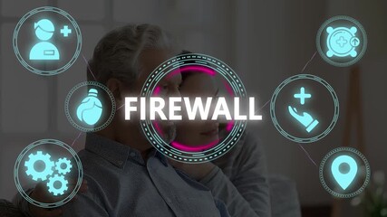 Healthcare Firewall & Cybersecurity: Medical Data Protection, Patient Privacy, and Digital Security Concept. Doctor with Secure Network. - Powered by Adobe