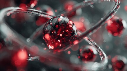 Quantum leap: digital abstractions in scientific exploration. Futuristic consciousness. Illuminating atoms: vibrant pathways in tech-driven illustrations. Posthuman existence. Cyber awareness.