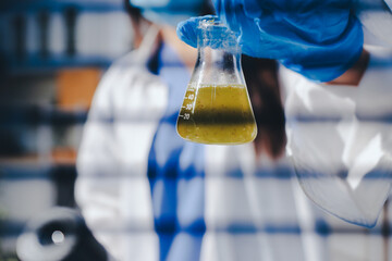 Researchers working in the clinical laboratory