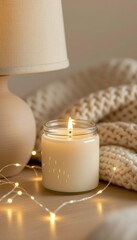 Tranquil Home Atmosphere with Natural Light and Wooden Details 