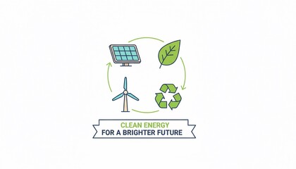 Clean Energy Icons Set