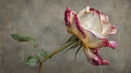 Wilted Rose Still Life
