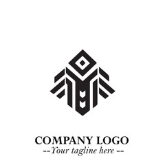 Black and White Chibi Boy Illustration with Jacket and Boots in Bold Thick Line Art Minimal Style