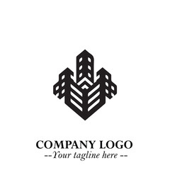 Black and White Chibi Boy Illustration with Jacket and Boots in Bold Thick Line Art Minimal Style