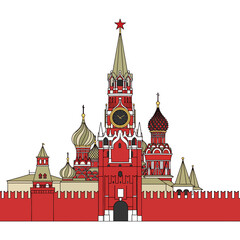 Kremlin Moscow Russia Vector