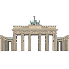 Berlin Brandenburg Gate Vector