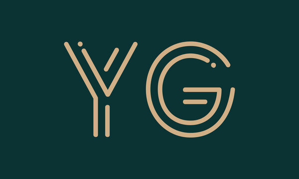 YG Y yg initial logo | initial based abstract modern minimal creative logo, vector template image. luxury logotype logo, real estate homie logo. typography logo. initials logo