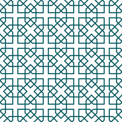 Seamless abstract geometric pattern in Islamic style