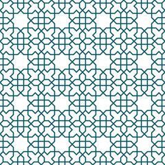 Seamless abstract geometric pattern in Islamic style