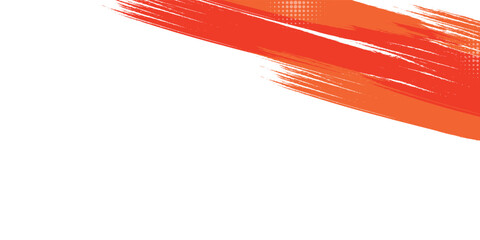Abstract Sports Background with Orange and Red Gradient Brushstrokes and Halftone Effect