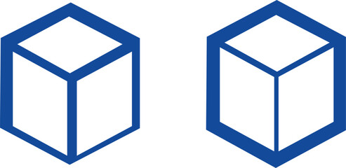 Collection of boxes icon set.Cardboard box icon set. Shipping package and parcel collection. Open and closed delivery boxes. Simple linear vector illustration stroke for web or apps.