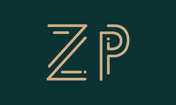 ZP Z zp initial logo | initial based abstract modern minimal creative logo, vector template image. luxury logotype logo, real estate homie logo. typography logo. initials logo