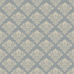 damask pattern vector, seamless damask pattern for wallpaper, Fabric, Branding, Packaging, Invitations, Wedding, elegant damask pattern background for luxury interior decor.