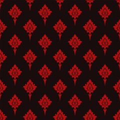 Minimal damask pattern seamless vector, soft damask pattern background, elegant damask pattern texture for wallpaper, Fabric, Branding, Packaging, Invitations, Wedding, Home Decor Design