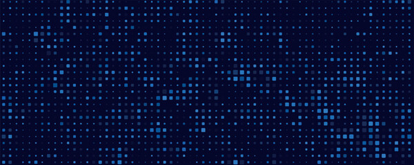 Abstract Finance Digital Business Background. Fintech Technology or Science Research Presentation Backdrop. Digital Crypto Business Vector Illustration.