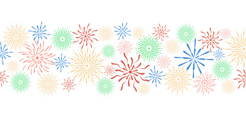fireworks vector for new year background