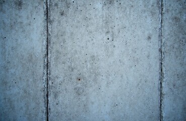 Fototapeta premium A plain concrete wall with visible vertical seams and a textured surface