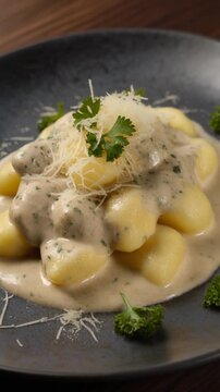 Gnocchi mit Tr&uuml;ffelcreme und Parmesan