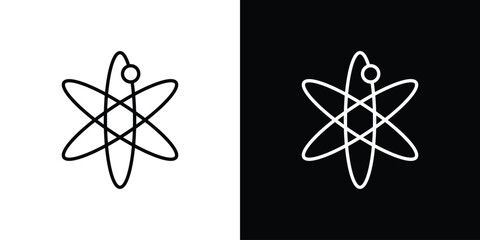 Agnosticism icons. Editable Stroke. logotype design concept