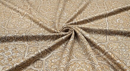 Elegant Moroccan Pattern Hijab Design