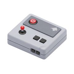 Retro gaming joystick controller evokes nostalgia and fun for classic video game enthusiasts and modern players