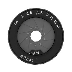 Close-up of a Camera Aperture with F- Stop Numbers and Blades Keywords: aperture, blades, camera, camera lens, circle, circular © Razib Khan