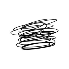 Hand drawn abstract charcoal pencil scribble element. Charcoal streaks. Black stain pencil texture. 