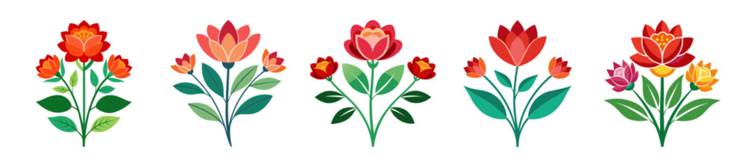 Obraz premium Decorative floral arrangements symbolizing beauty and nature's splendor