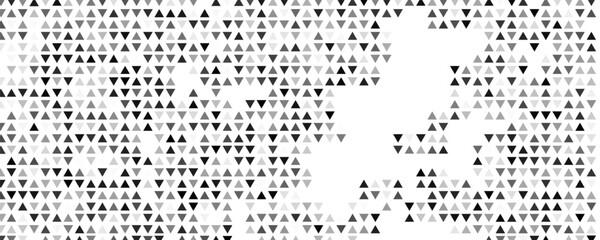 Dark Silver, Gray vector cover in polygonal style. Modern abstract illustration with colorful triangles. Pattern for commercials.