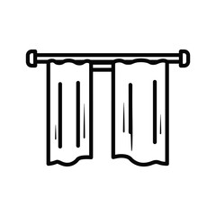 Microwave oven vector icon kitchen appliance outline symbol for cooking