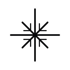 Stylized snowflake symbol