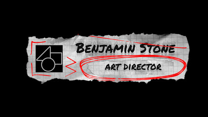 Paper Logo Lower Third 08