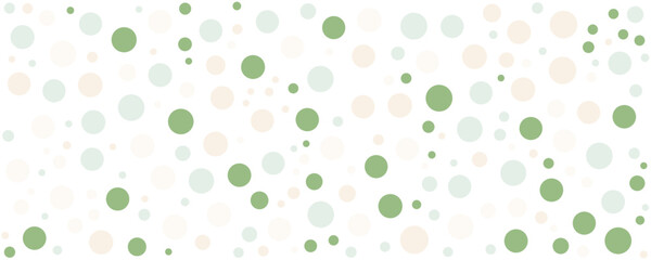Light Green vector seamless layout with circle shapes. Glitter abstract illustration with blurred drops of rain. Pattern can be used for futuristic