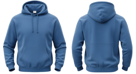 Blue cotton polo shirt and t-shirt apparel for men, isolated object design on white textile