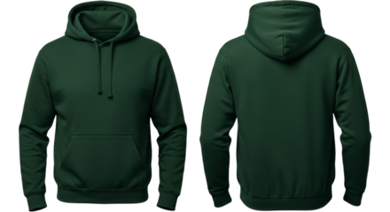 Green cotton t-shirt and polo shirt isolated fashion object clothing for men