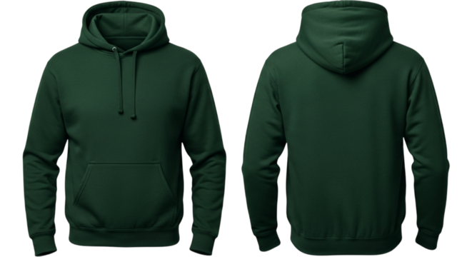 Green cotton t-shirt and polo shirt isolated fashion object clothing for men