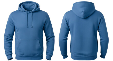 Blue t-shirt and polo shirt clothing fashion wear apparel garment design isolated on white with nobody