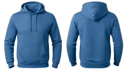 Blue t-shirt and polo shirt clothing fashion wear apparel garment design isolated on white with nobody